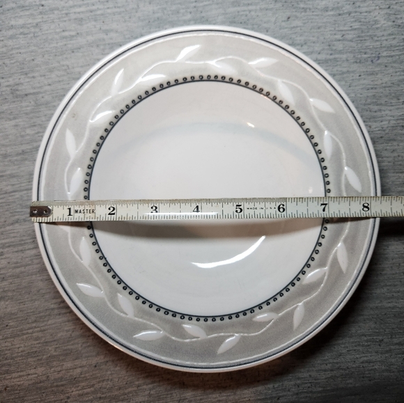 Sakura China Port of Call Serenade Pattern Rimmed Soup Bowl 8 1/2" - Picture 4 of 5